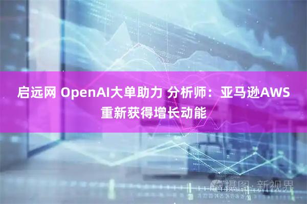 启远网 OpenAI大单助力 分析师:亚马逊AWS重新获得增长动能